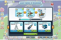 Upgrading Center of Investments from level 1 to level 2. Now acquiring required construction materials.